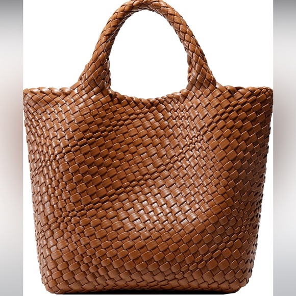 Queenoris NWT Large Capacity Classic Shoulder Bags, Brown Vegan F-10 - Picture 3 of 11